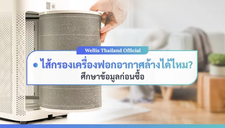 ไส้กรองเครื่องฟอกอากาศล้างได้ไหม? ศึกษาข้อมูลก่อนซื้อ