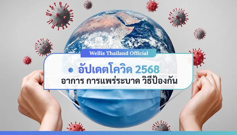 อัปเดตโควิด 2568 อาการ การแพร่ระบาด วิธีป้องกัน
